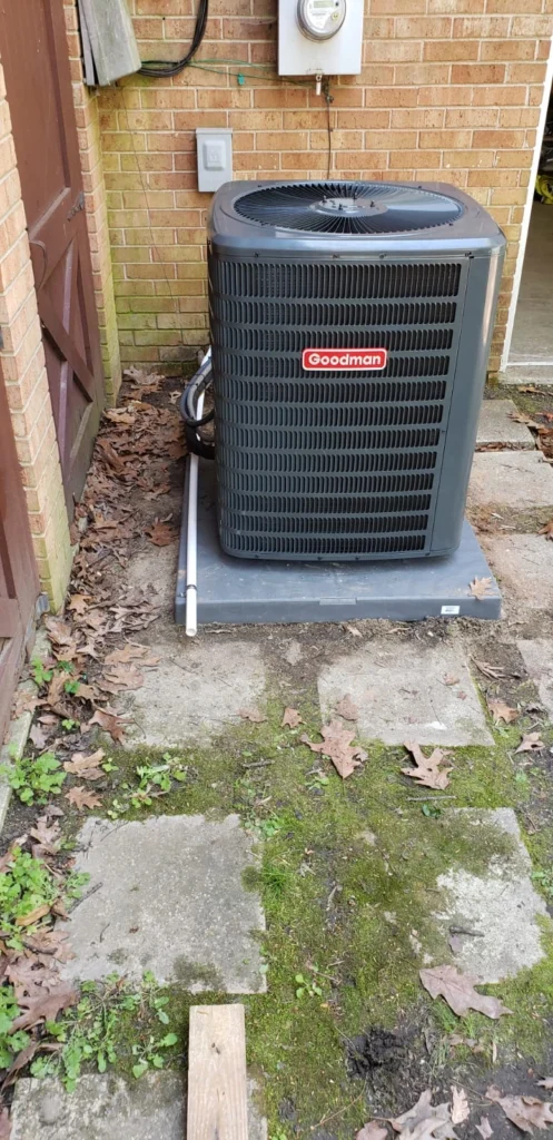 Goodman Heat Pump Outside - Repair Solutions Inc in Greensboro, NC