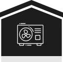 Black AC Icon - Repair Solutions Inc in Greensboro, NC